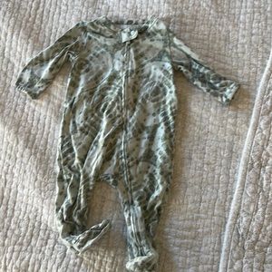 Baby gap footie, green, 0-3 months